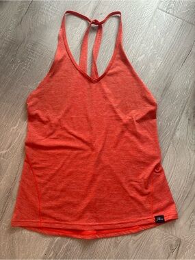 New Balance by J. Crew Orange low back activewear tank